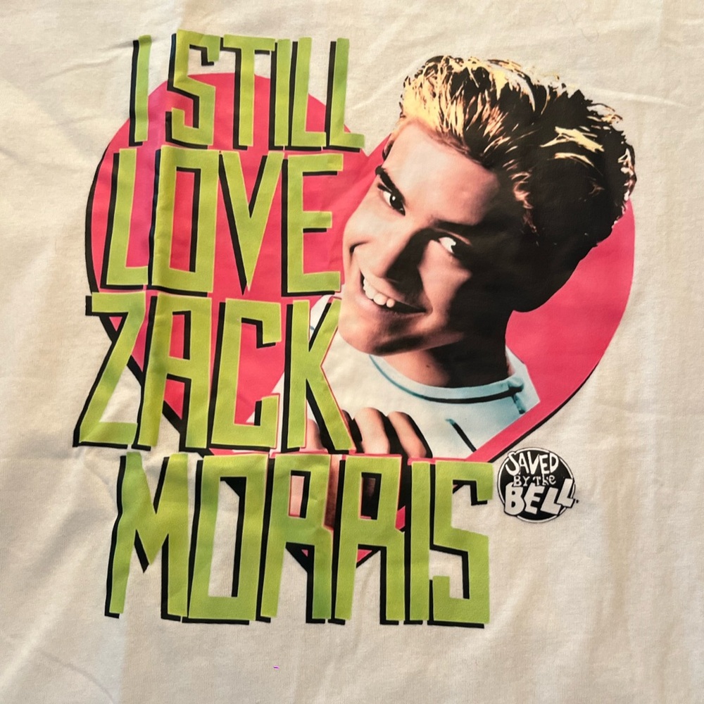 Women’s Saved by the bell Zack T-shirts NWT ❤️👨‍🏫🛎️📚